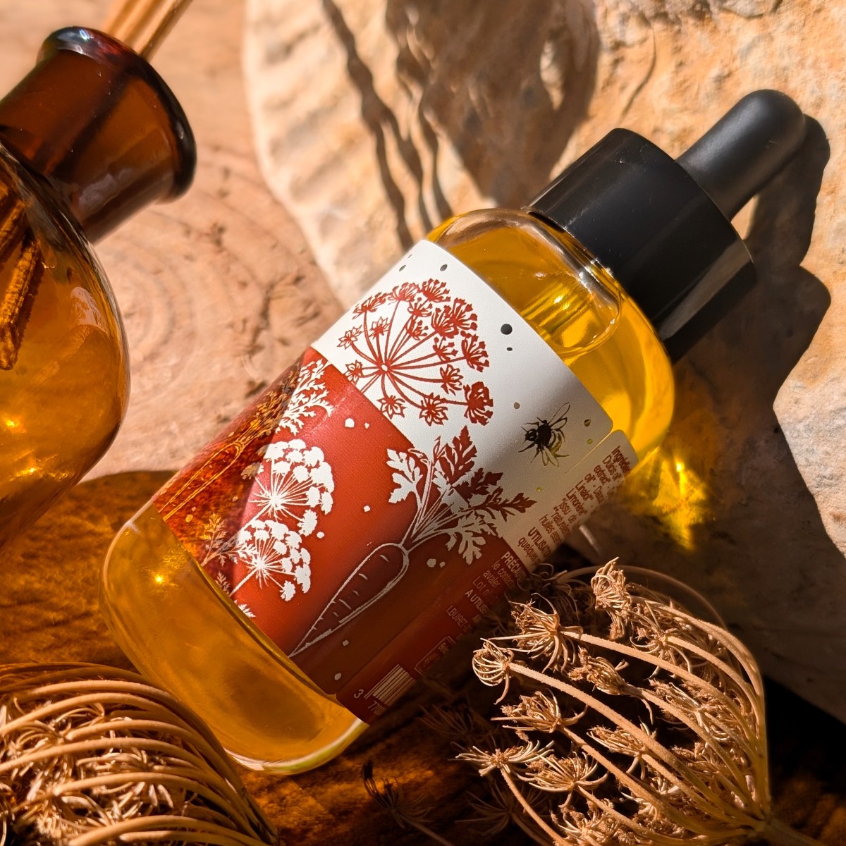 Huile visage aux 2 carottes