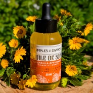 CALENDULA, huile de soin visage et corps, fabriquée en Corse,  50 ml