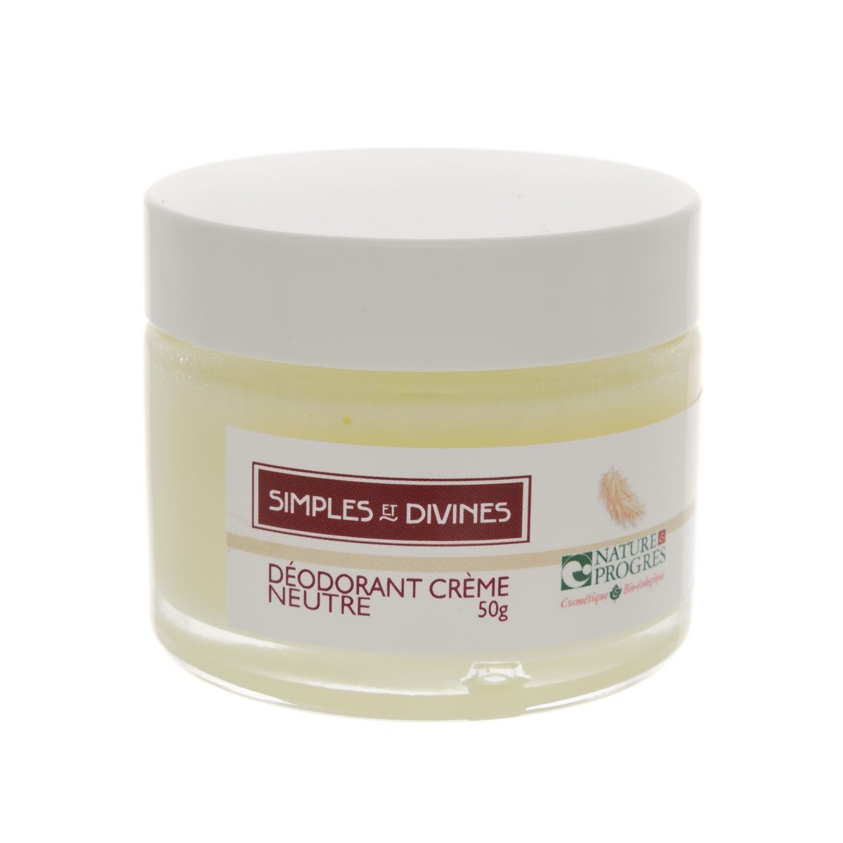 Déodorant crème biologique