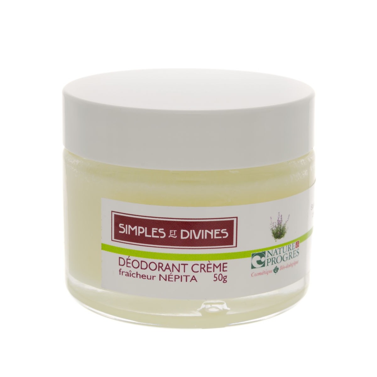 Déodorant crème biologique