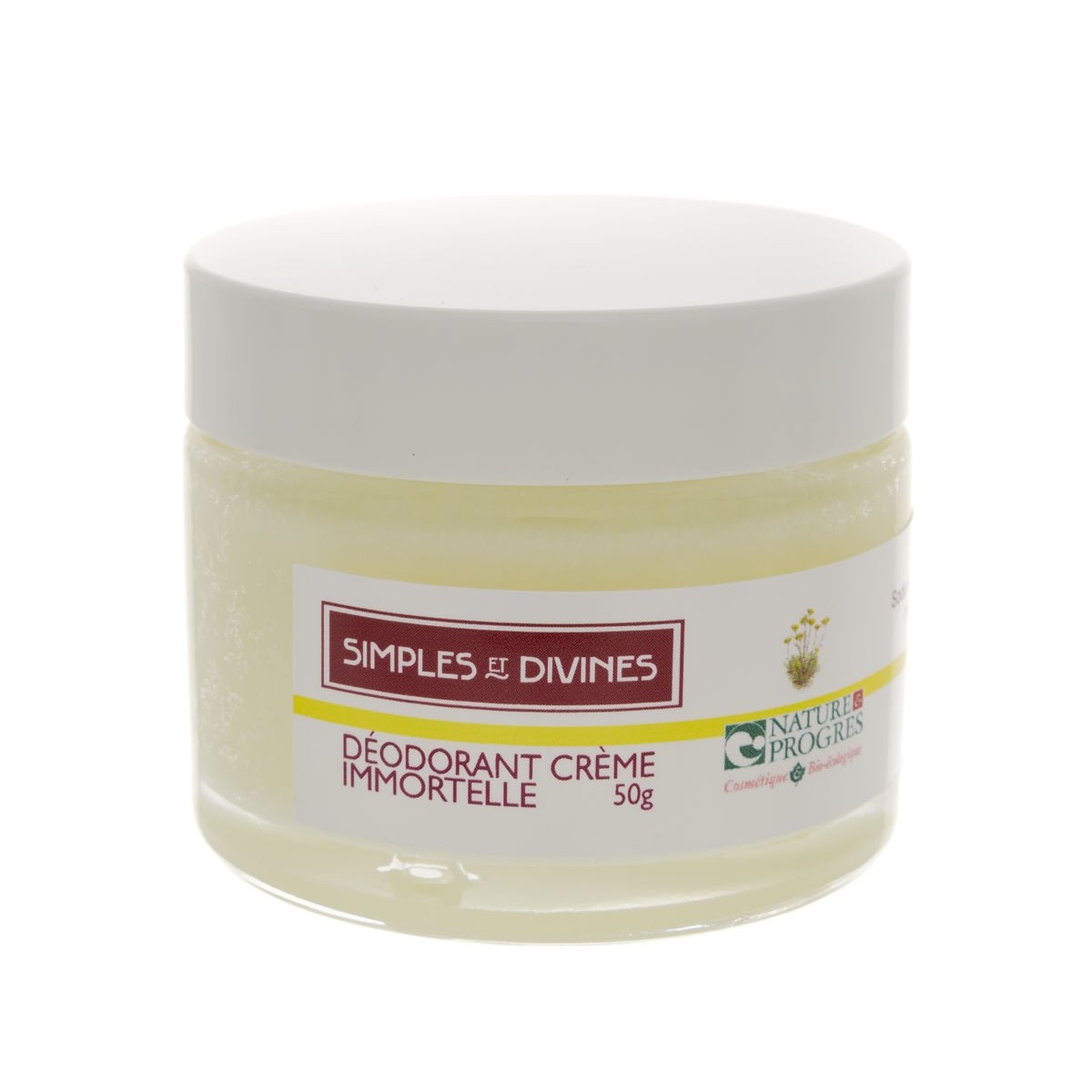 Déodorant crème biologique