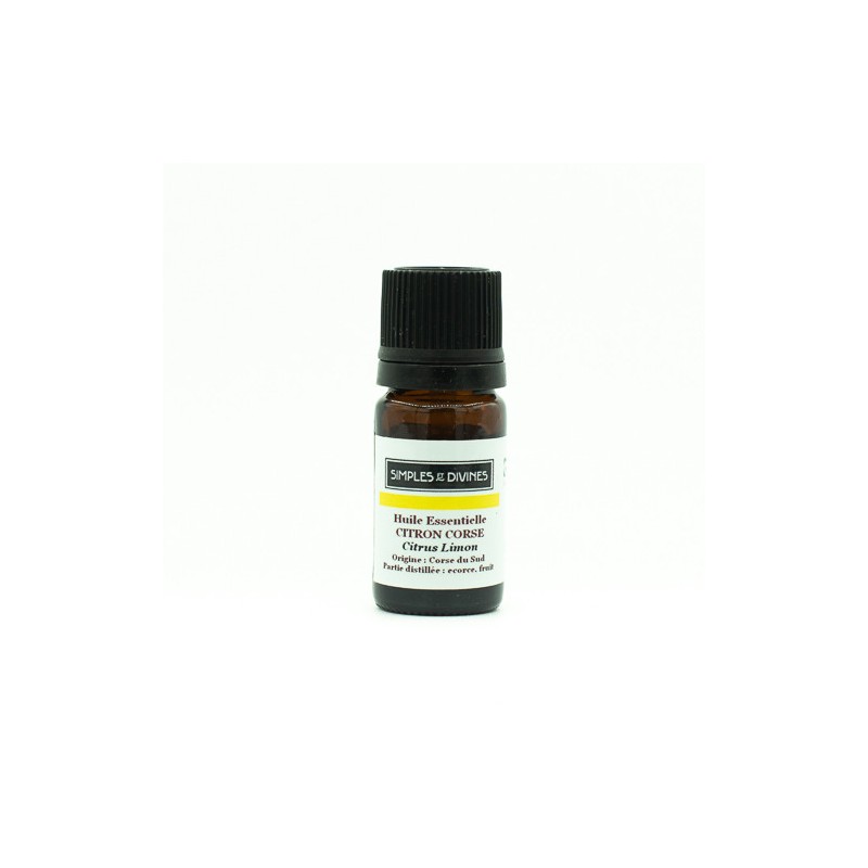 Huile Essentielle de Citron 5ml, origine Corse, bio