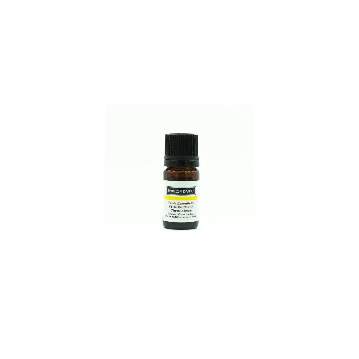Huile Essentielle de Citron 5ml, origine Corse, bio