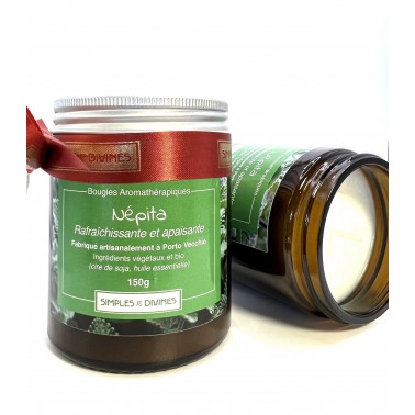 Bougie Népita (menthe Corse), 150g