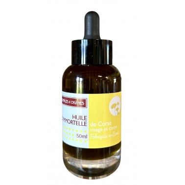 Immortelle de Corse, huile visage et corps, 50ml