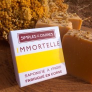 Savon Saponifie Immortelle Corse - Les Simples et Divines