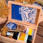 Coffret bois trio Immortelle CREME